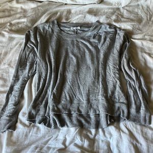 Splendid Butter Soft Long Sleeve Gray Pullover Long Sleeve Top Size XL